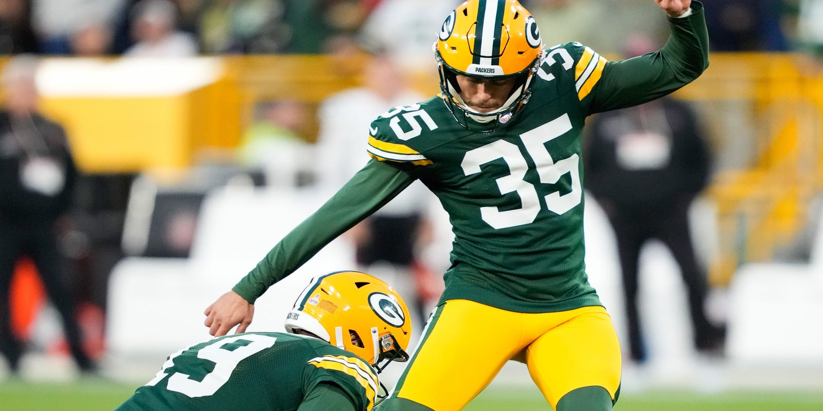 Kicker Lucas Havrisik sets Packers record with 61-yard field goal in Week 7 vs. Cardinals