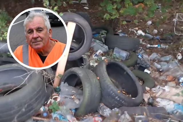 WATCH: Litter warrior calls for authorities to address "fire hazard" of fly tipping in Peterborough laybys