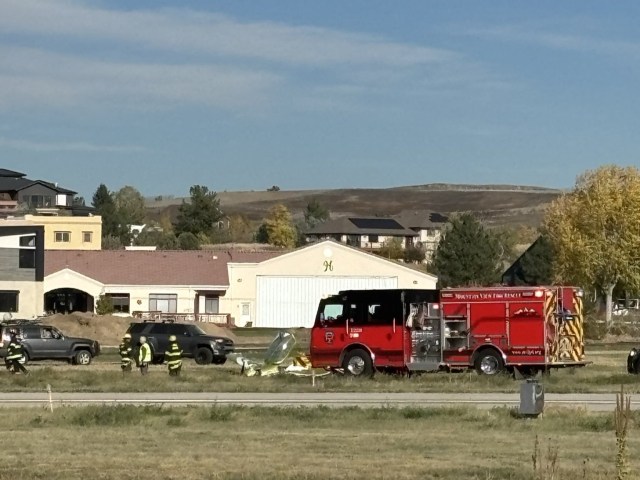 Small plane crashes at northern Colorado airport, Erie police say