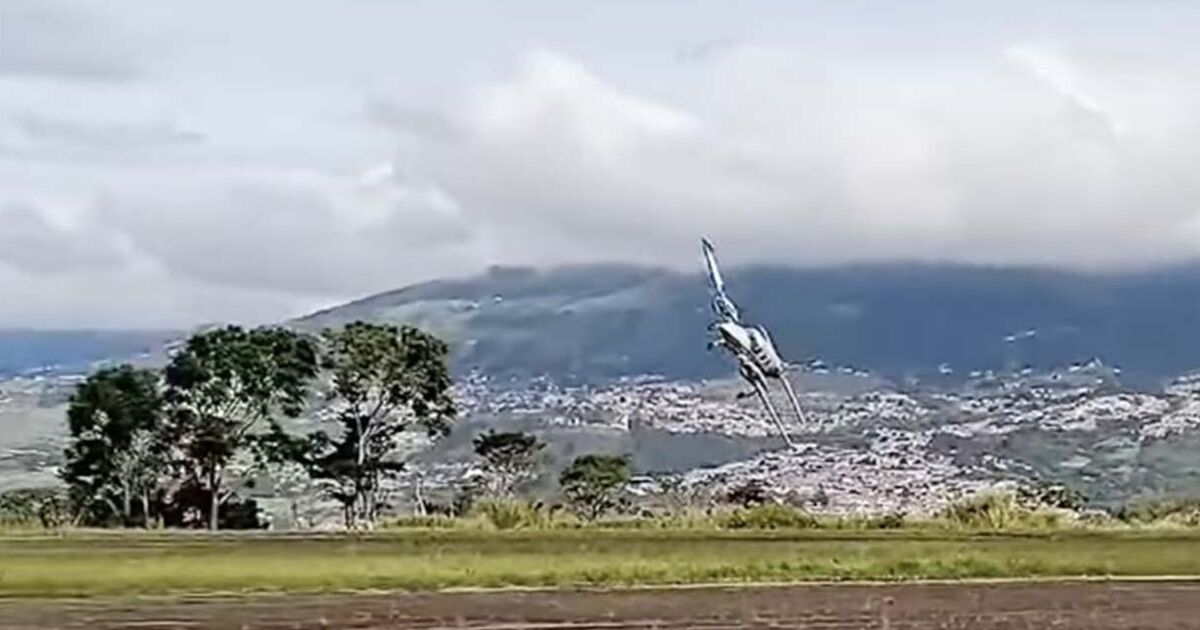 Plane crash horror kills 2 as upside-down aircraft explodes in fireball