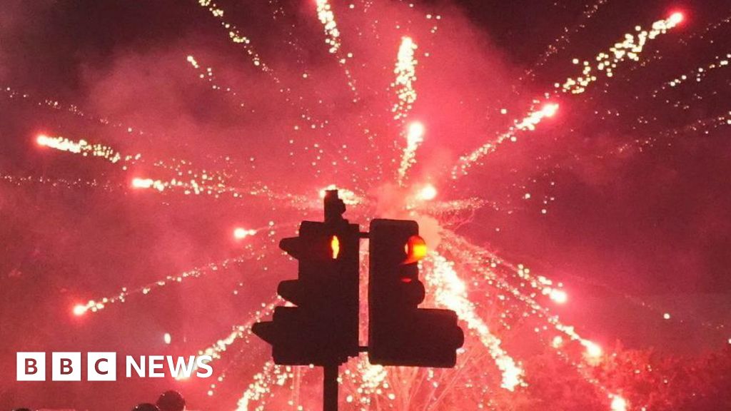 Police condemn children for throwing fireworks