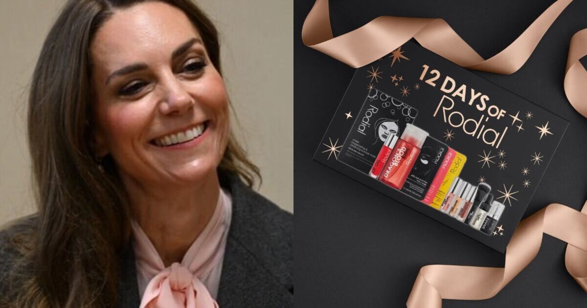 Skincare brand Princess Kate is said to use drops advent calendar under £100