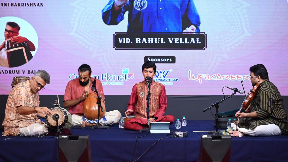 Rahul Vellal revisited classic compositions at his recent Chennai concert