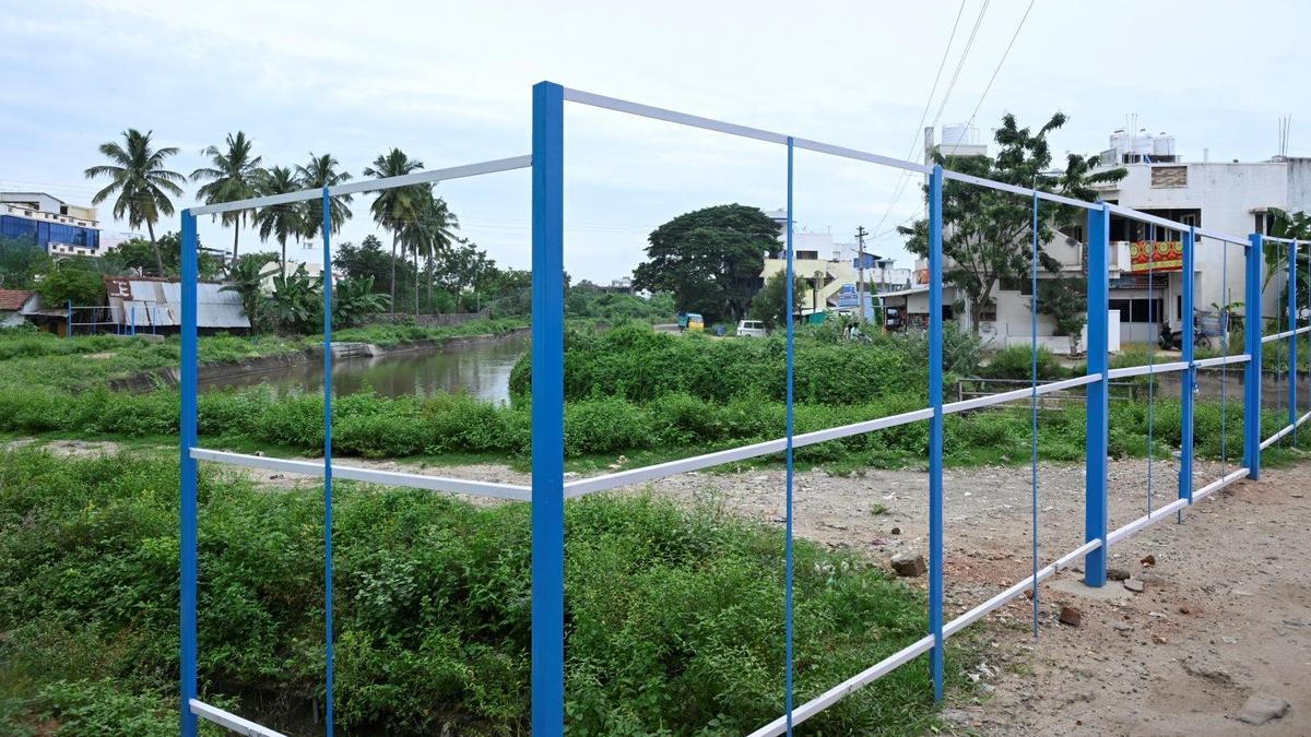 Railings installed to prevent waste dumping in Kalingarayan Canal