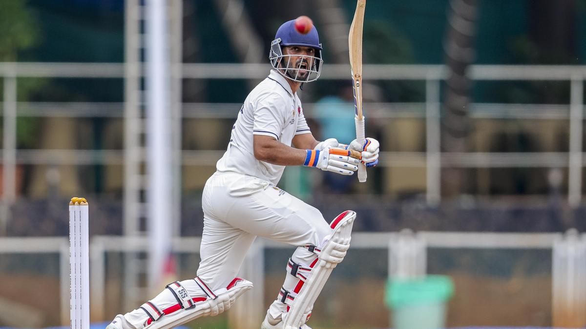 RANJI TROPHY | Rahane and Anand pull Mumbai past 400 on rain hit second day