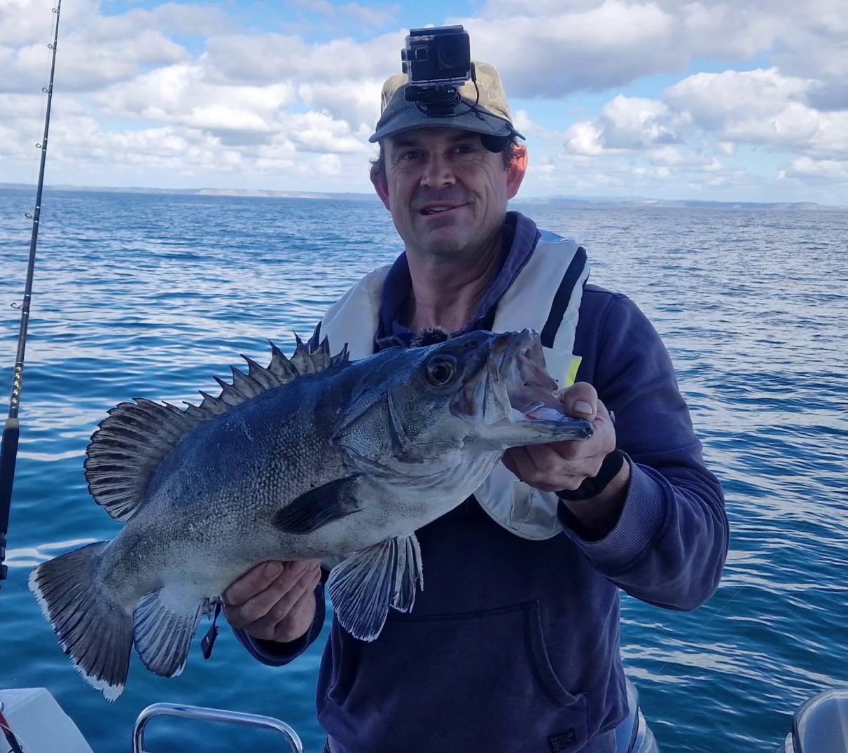 Incredibly rare prehistoric fish that gobbles up SHARKS is caught in UK