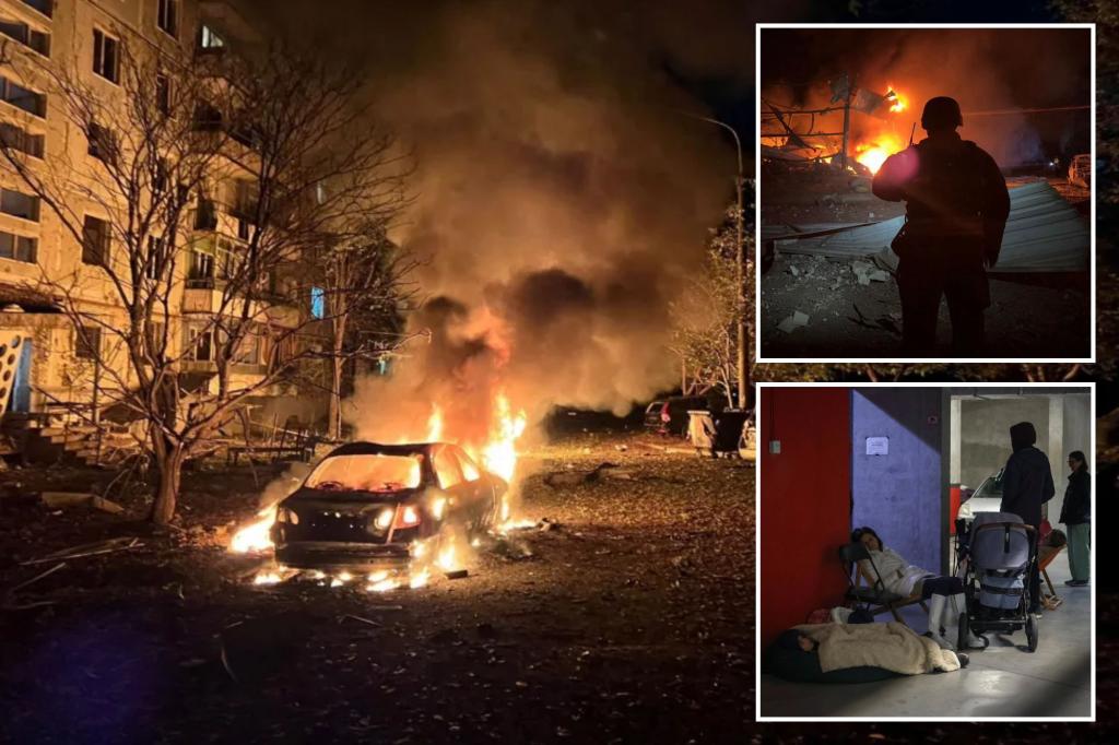 Russian air strikes hit Ukraine, forcing Poland and its allies to...