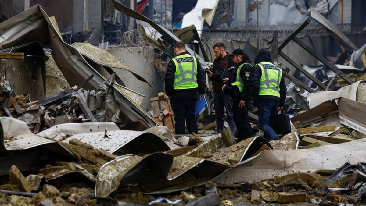 Russian aerial attack on Kyiv kills two, injures 13, Ukraine officials say