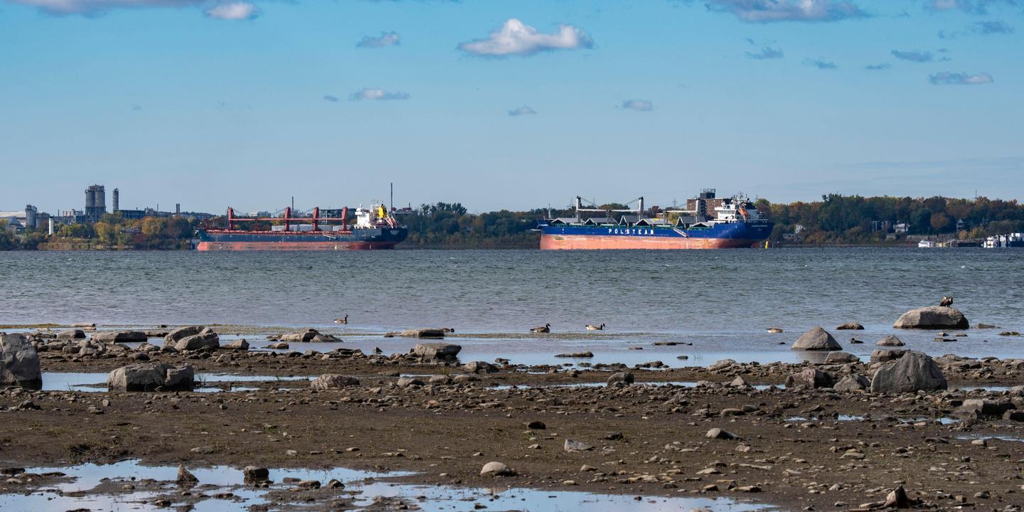 Quebec's Saint Lawrence River hits record low amid drought