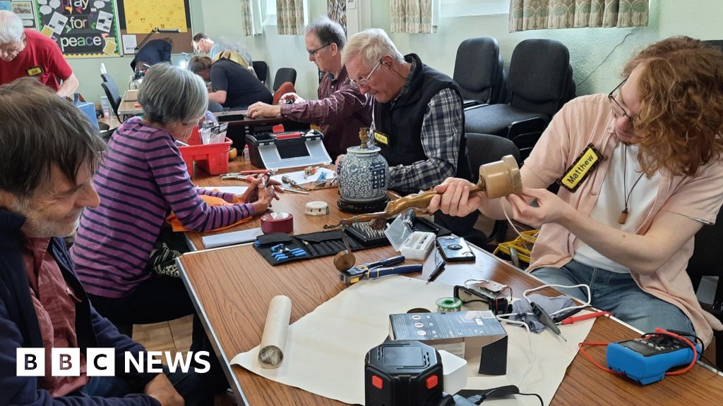 The Shrewsbury repair cafe giving old items a new lease of life