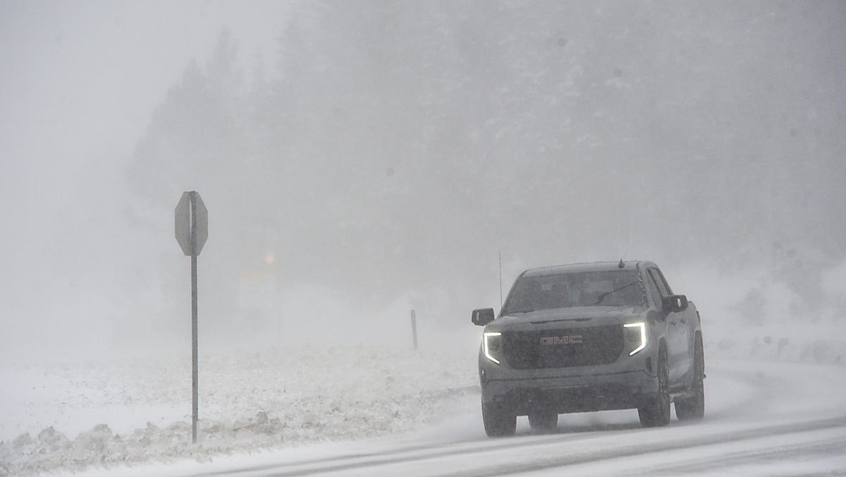 Sierra storm brings snow, slick roads over Donner Summit and Tahoe area