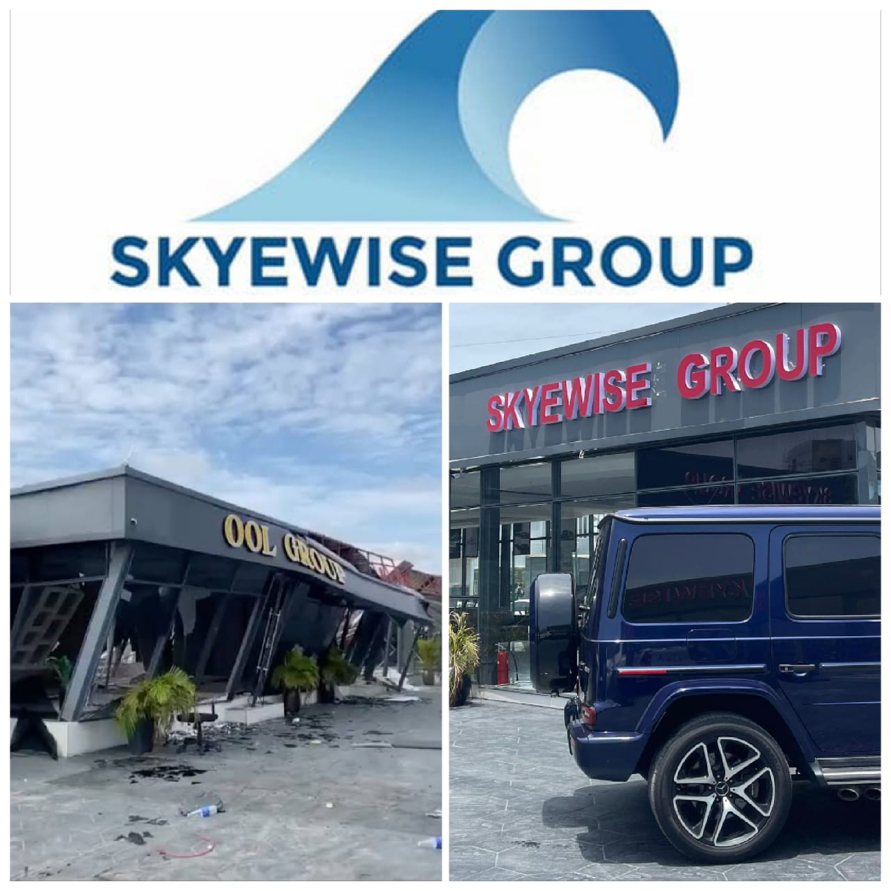 Demolished Lekki Expressway Property belongs to Skyewise Group, not Ola of Lagos  --  Mgt - Champion Newspapers LTD