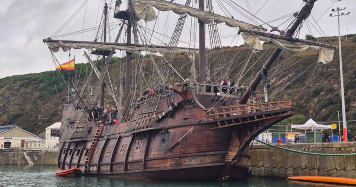 Thousands of visitors board historic Spanish galleon during local visit