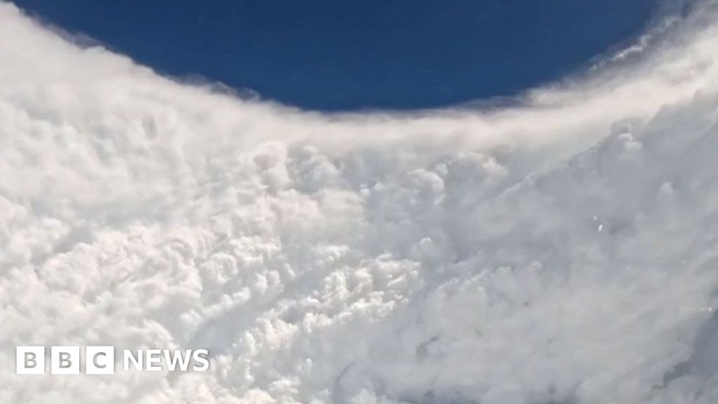 Watch: Storm chasers fly inside the eye of Hurricane Melissa