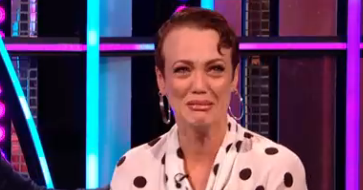 Strictly star in tears over gutting message from Jimmy Floyd Hasselbaink's wife