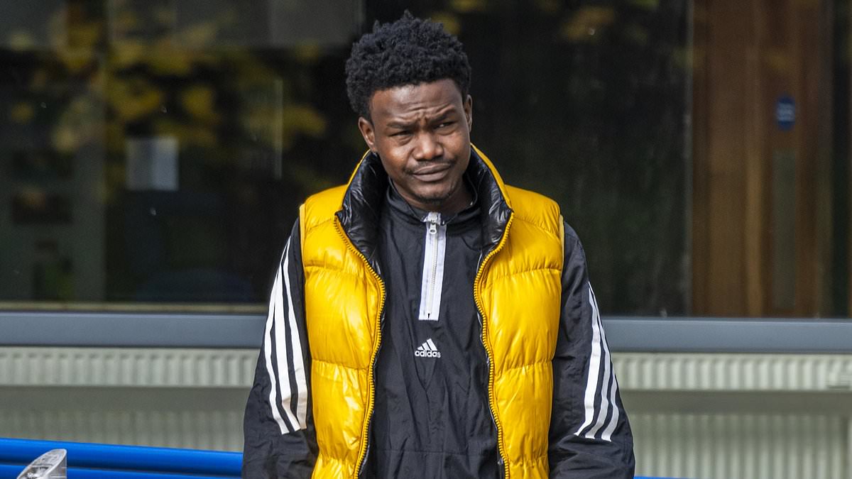 Migrant attacked security guards after jumping train station