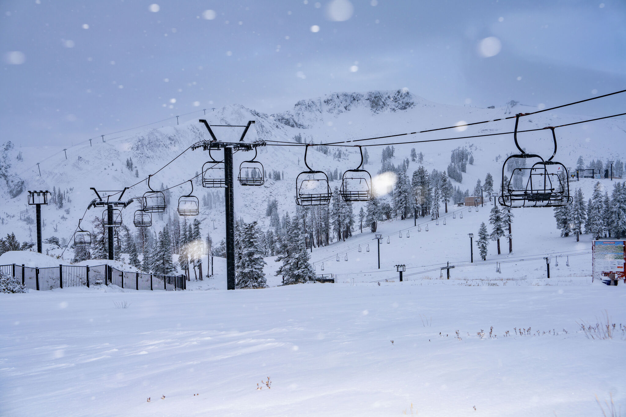 As first major snow falls on Tahoe, resorts announce opening dates