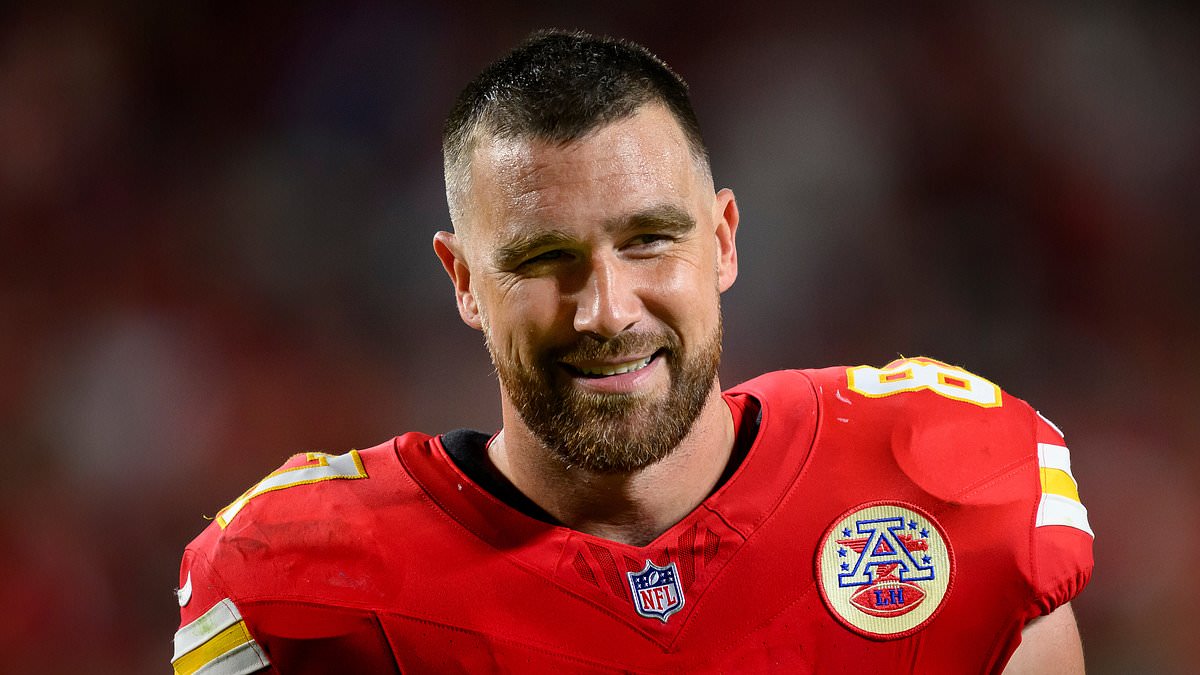 Travis Kelce laughs after hearing how Swift song affected NFL form