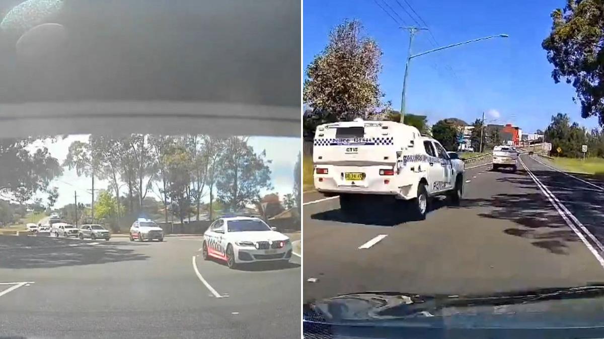 Teens in allegedly stolen car lead cops on wild chase across Sydney