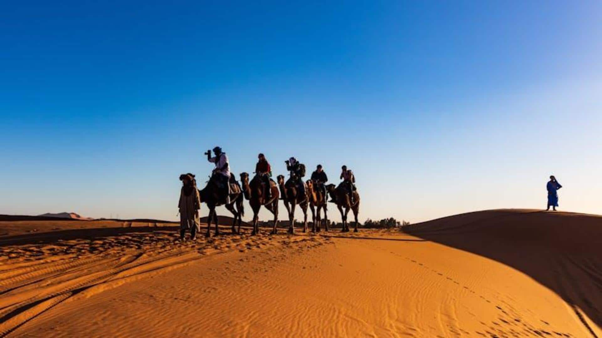 Camel safari in Thar Desert: An attraction you can't miss
