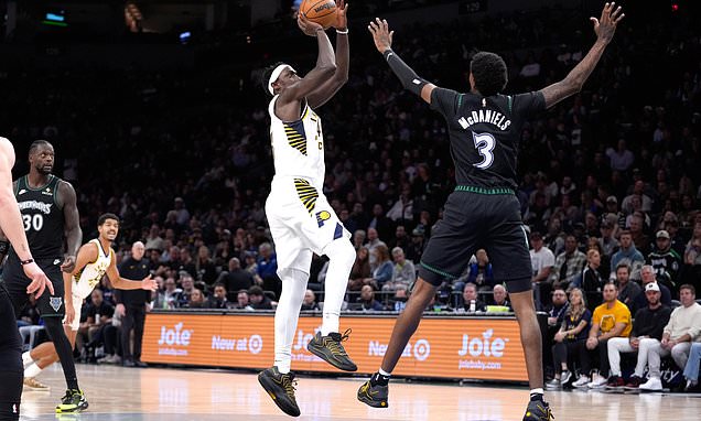 Timberwolves hang on to beat depleted Pacers 114-110, after Edwards...