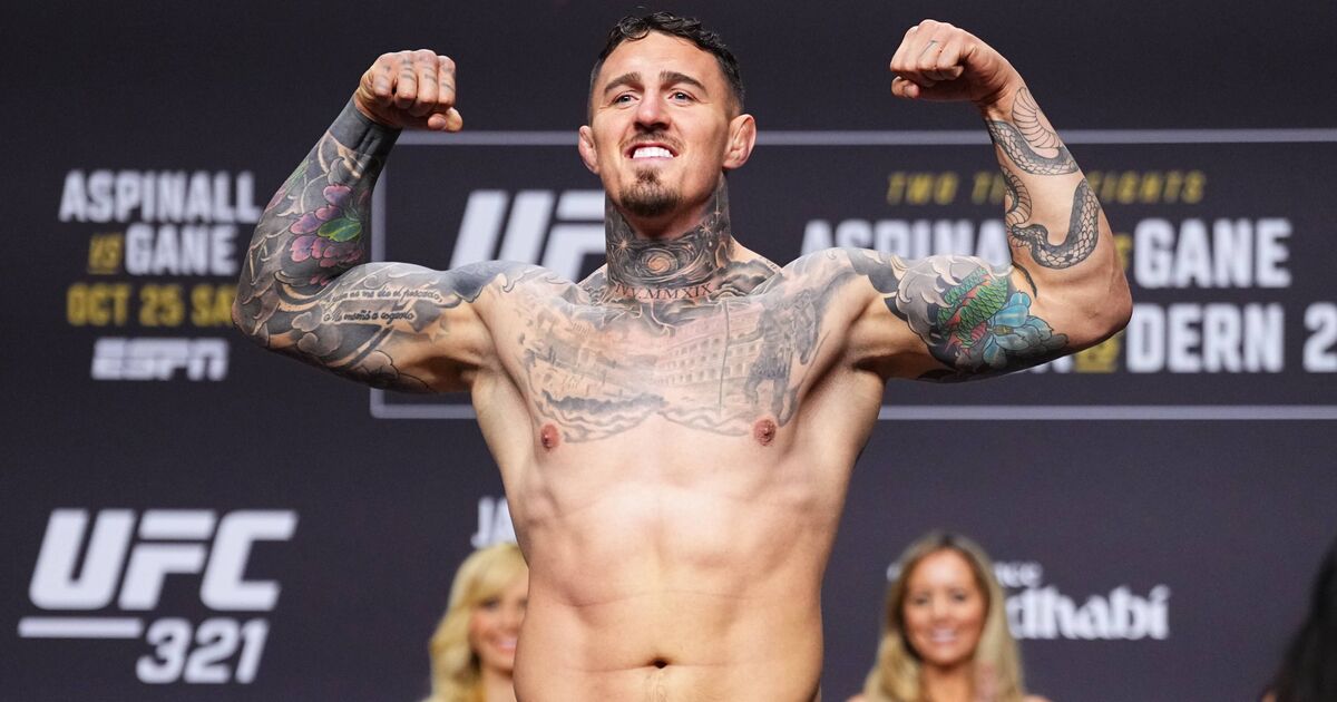How to watch Tom Aspinall vs Ciryl Gane at UFC 321 tonight in the UK