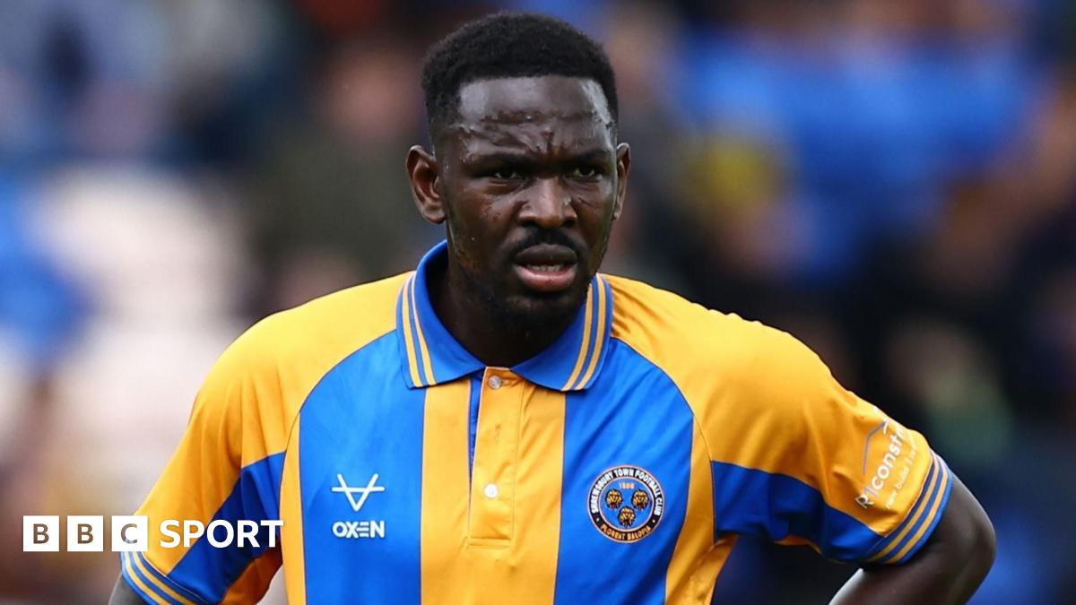 Toto Nsiala: Shewsbury Town defender leaves League Two club for family reasons