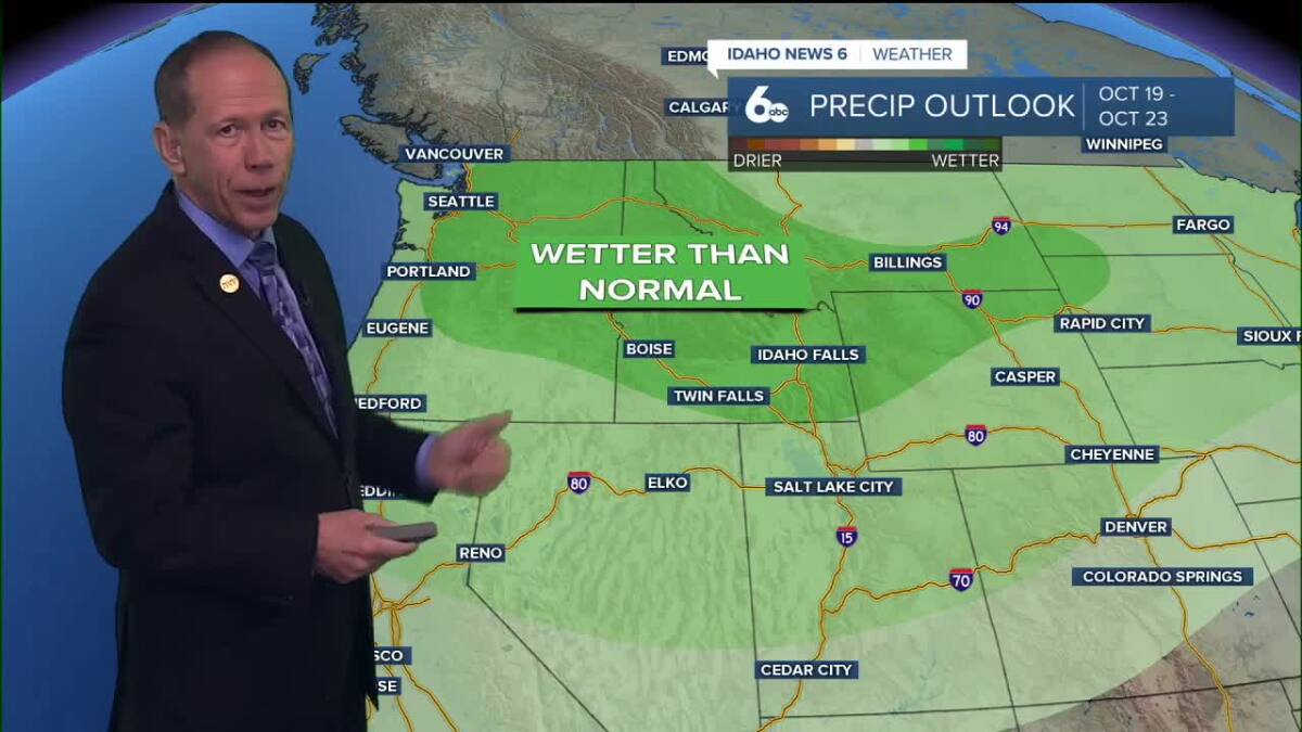 Treasure Valley weather: Wet pattern continues before sunny weekend return