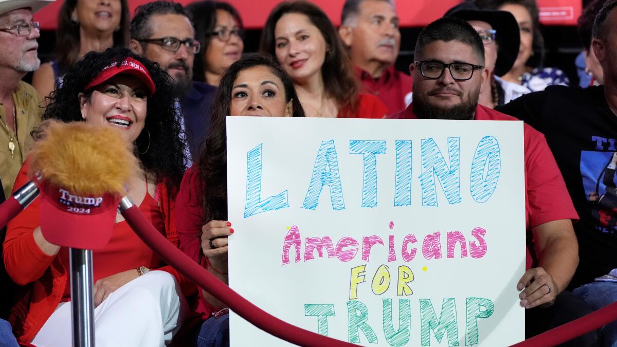 Trump's favorability has fallen among Hispanics since January, a new AP-NORC poll finds