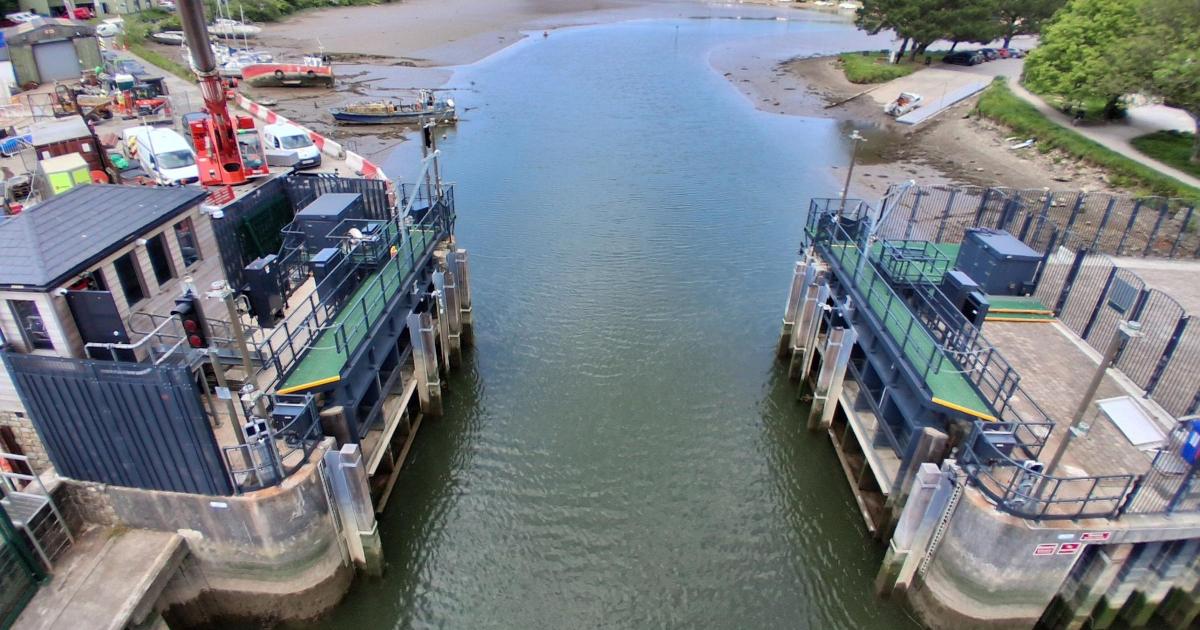 Truro's flood defences transformed with new tidal barrier and reservoir upgrades