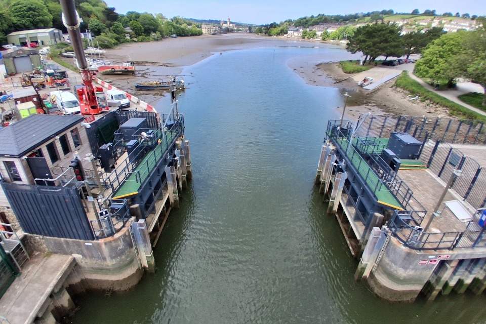New Truro tidal gates ready to swing into action