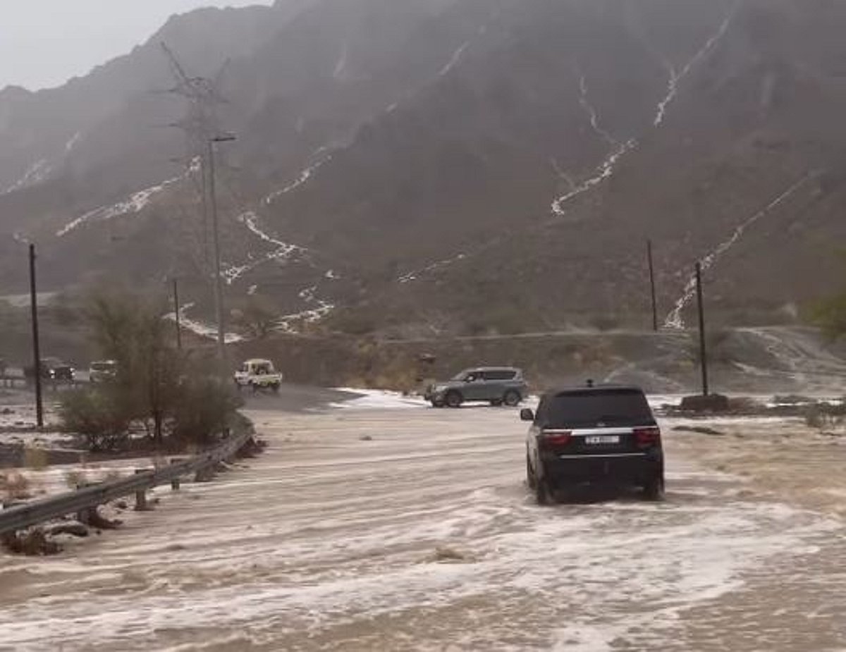 Weather update: Heavy rain hits parts of UAE; thunderstorms and hail expected