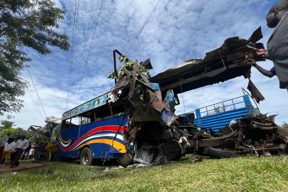 At least 46 people killed in head-on bus crash in Uganda