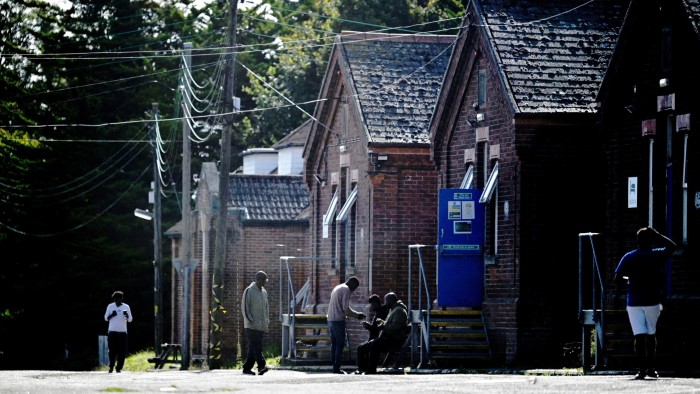 UK military sites to house asylum seekers