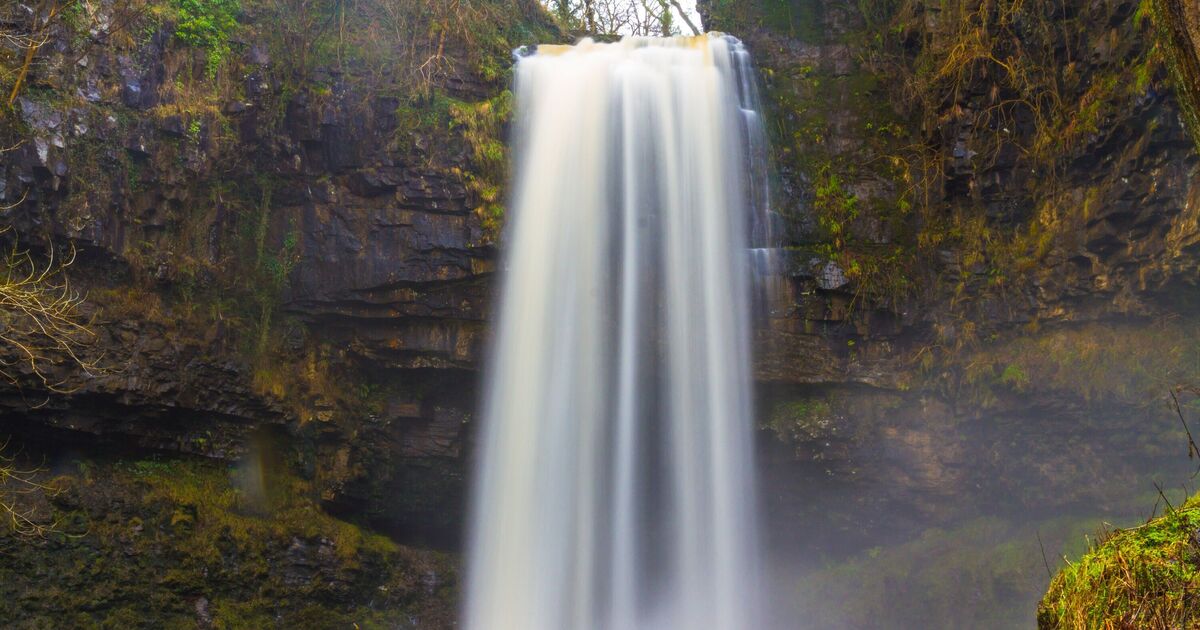 Hidden UK waterfall the backdrop to Christopher Nolan blockbuster
