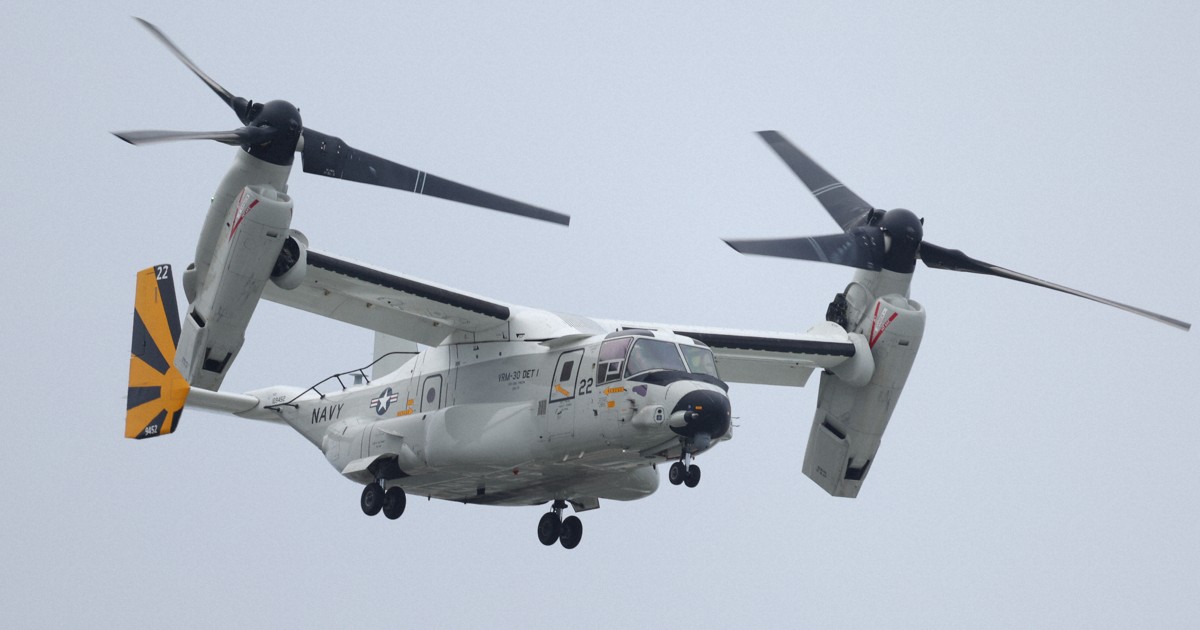 US Osprey makes emergency landing at SDF base in central Japan