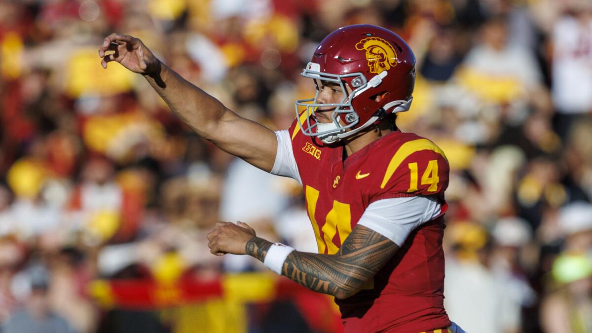 USC vs. Notre Dame: Jayden Maiava eager to avenge last season's showing against Irish