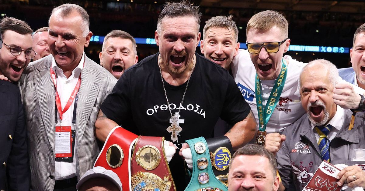 Oleksandr Usyk snubs British heavyweight as opponent for next fight - The Mirror