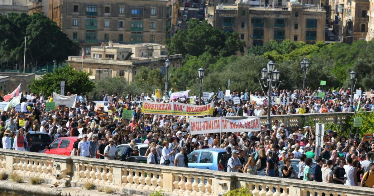 'Together, we'll stop them': second national protest on Budget Day