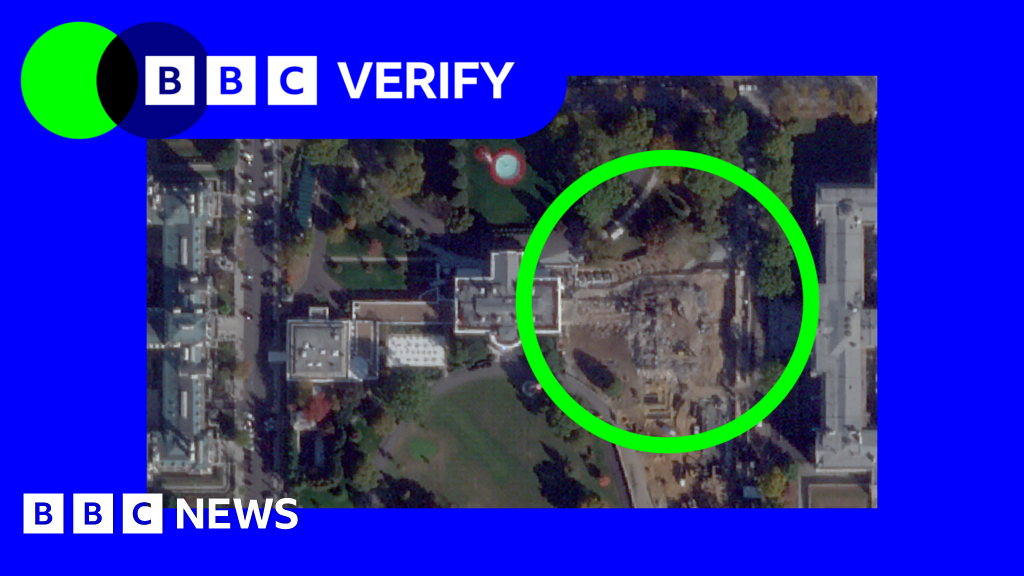 Satellite images show extent of demolition at the White House