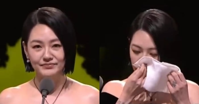 Xu Xi-di Honors Late Sister at Golden Bell Awards