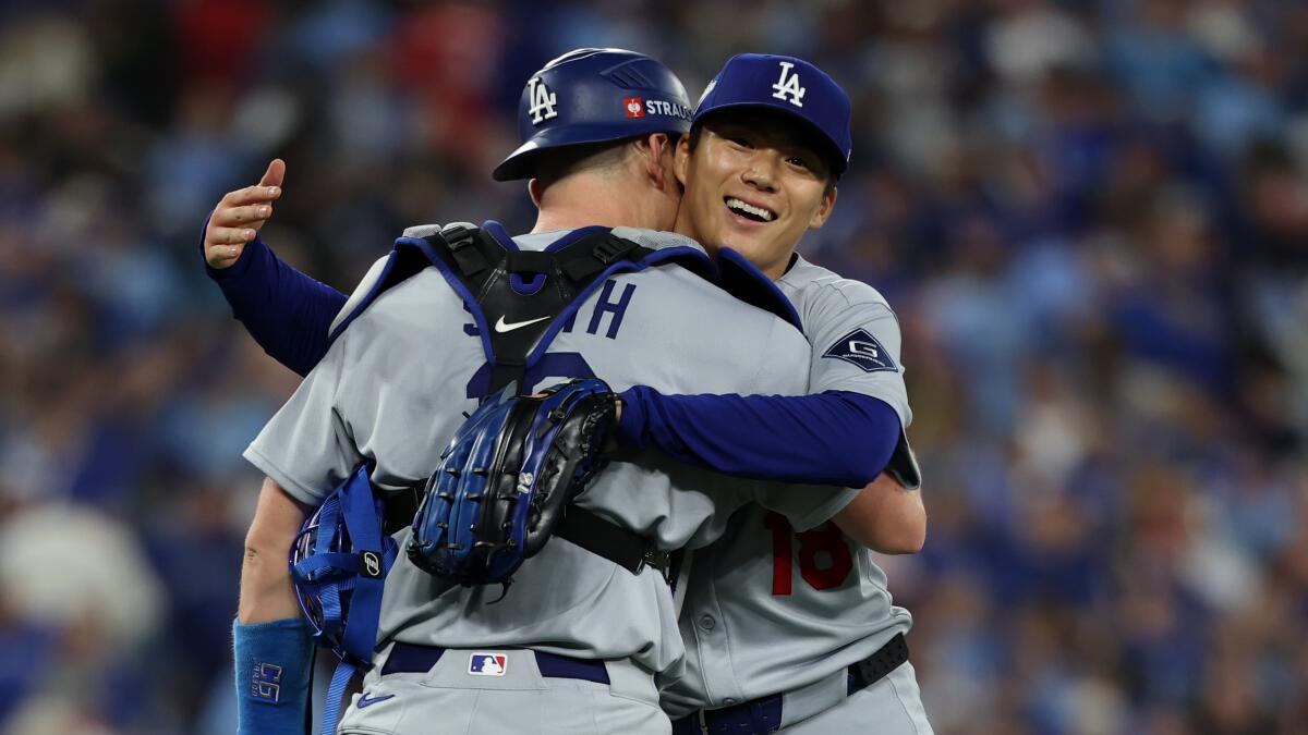 Yoshinobu Yamamoto delivers another playoff gem as Dodgers take World Series Game 2