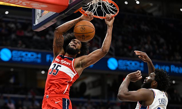 76ers rally in fourth, beat Washington 139-134 in overtime to...