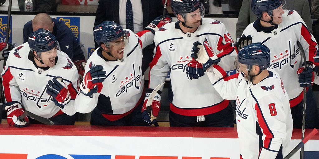 Capitals star Alex Ovechkin scores hat trick at 40, moves up NHL's all-time point list