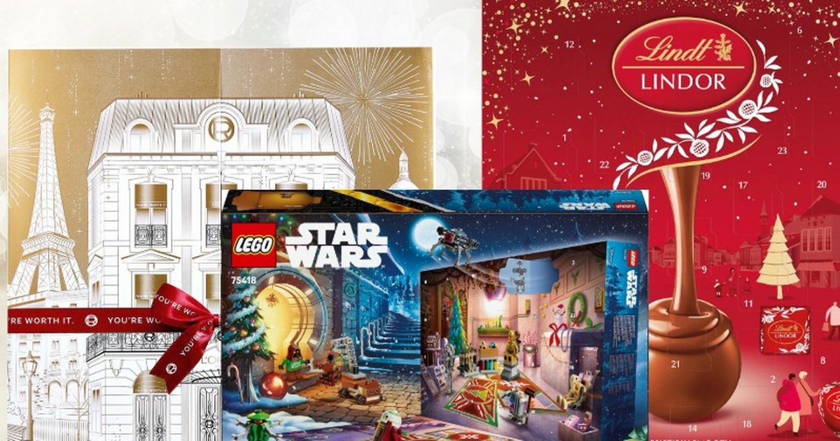 Advent calendars reduced at Amazon right now from Lindt to Lego and L'Oreal - The Mirror