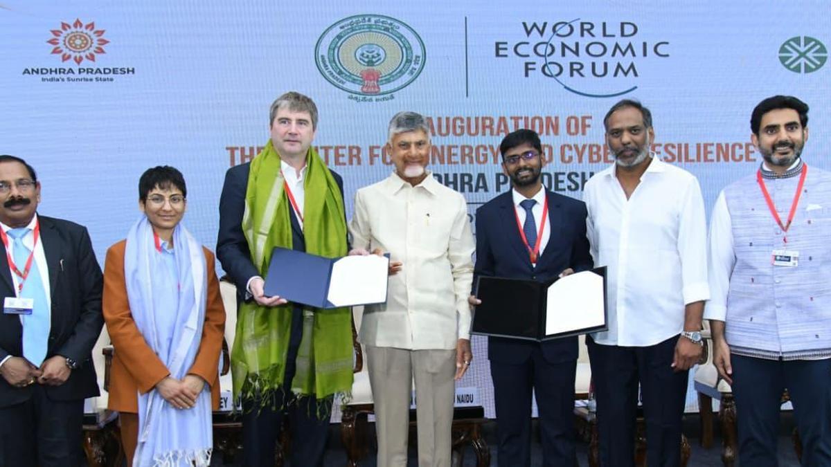 CII Summit| A.P. government and WEF sign MoU for the establishment of a Centre for Energy & Cyber Resilience