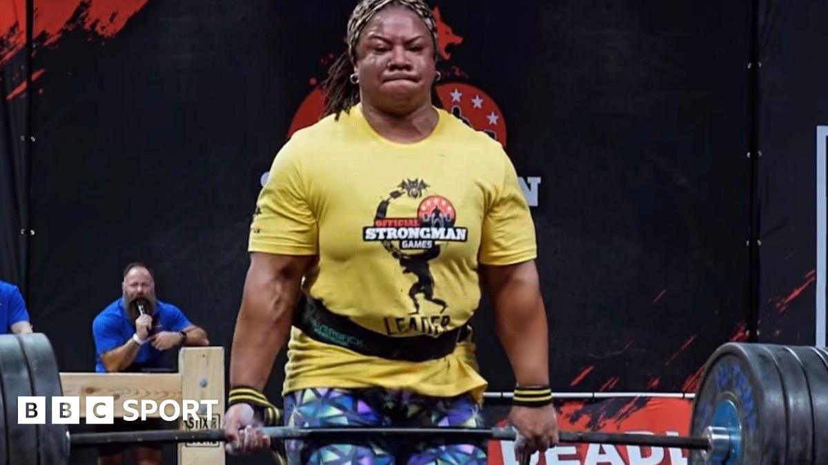 World's strongest woman: Britain's Andrea Thompson crowned champion after transgender athlete disqualified