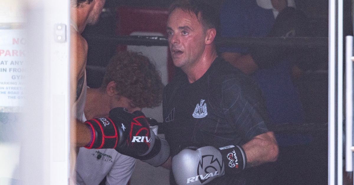 Ant McPartlin gets sweaty away from I'm A Celeb with brutal boxing session days after his 50th - The Mirror