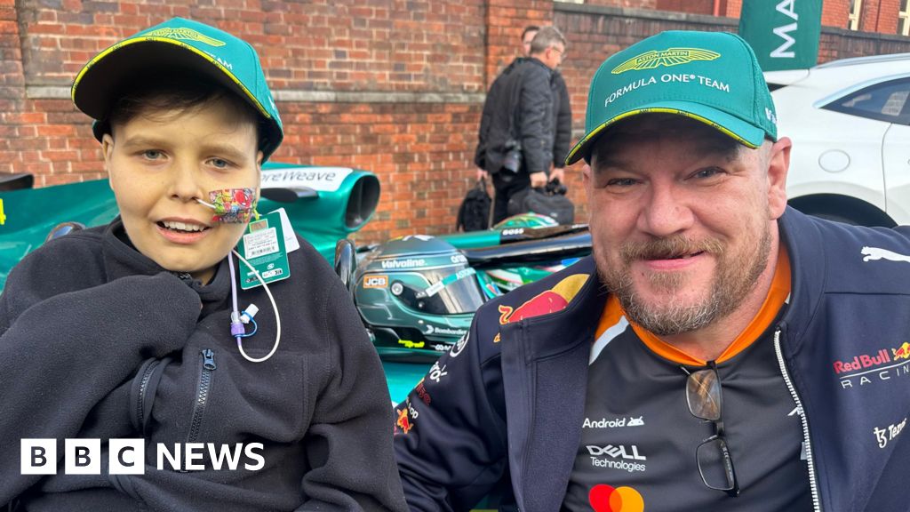 Aston Martin F1 Birmingham Children's Hospital pit stop lifts spirits