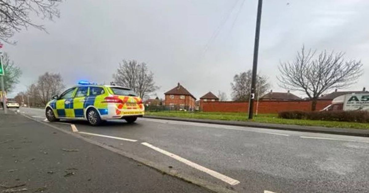 Police swarm to busy Bentilee road and put up cordon as air ambulance lands - Daily Star